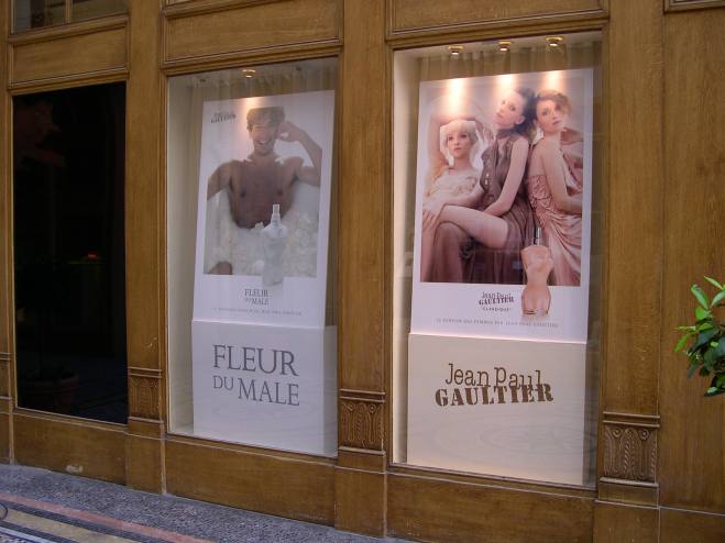  fleur du mâle (Jean Paul Gaultier), galerie Vivienne.